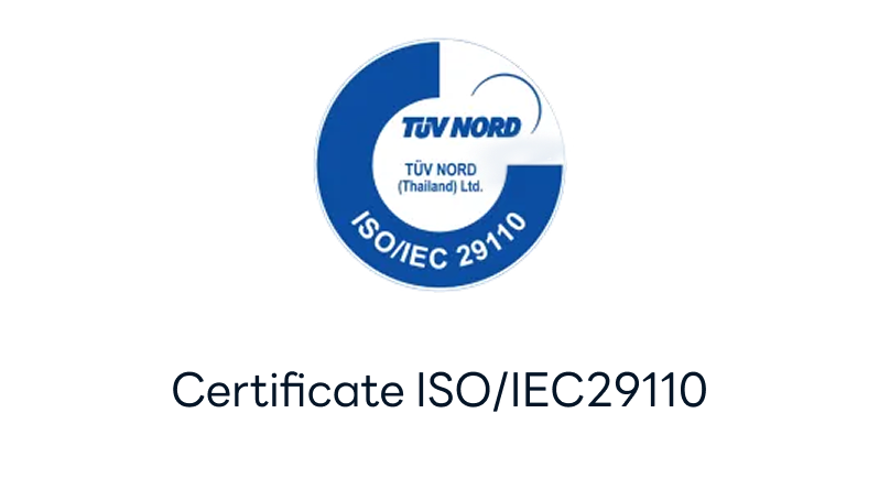Certificate ISO/IEC29110